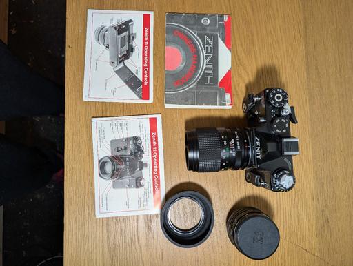 Buy & Sell Staffordshire Lichfield - Photos for vintage Zenith 11 SLR Camera. 2 lens manual.