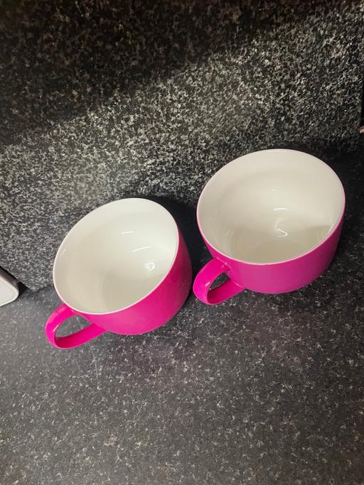 Buy & Sell Greater Manchester Oldham - Photos for Set of 2 large mugs, in pink