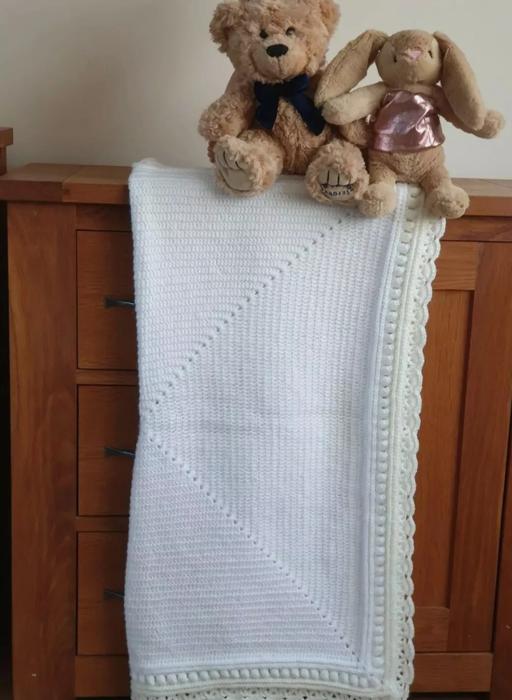 Buy & Sell East Sussex Eastbourne - Photos for White crochet baby blanket