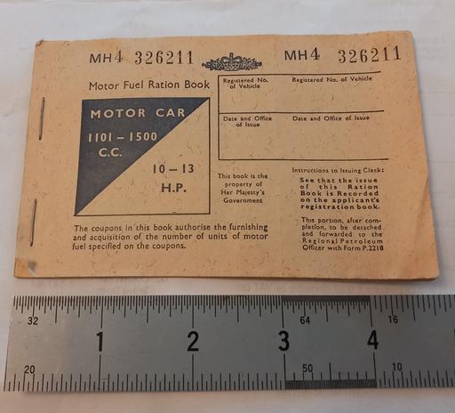 Vehicles Merseyside Saint Helens - Photos for Vintage motor fuel ration book ephemera