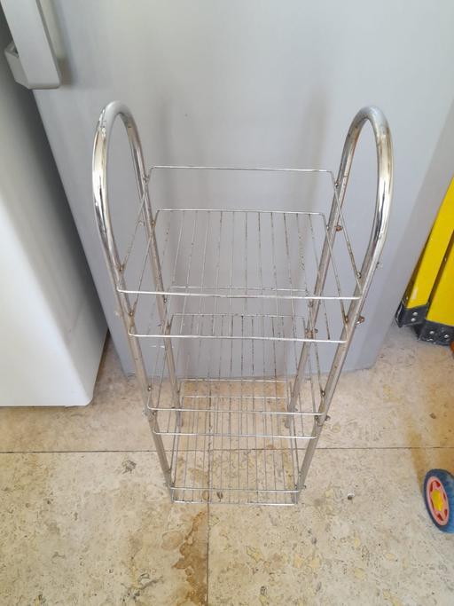 Buy & Sell West Midlands Birmingham - Photos for 3 tier silver coloured bathroom storage rack