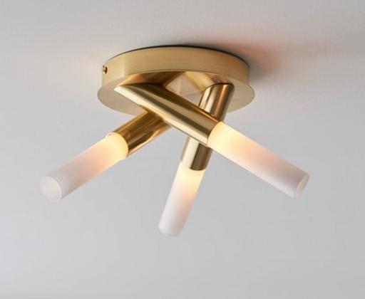 Buy & Sell West Midlands Birmingham - Photos for NEW - Lyla 3 Light Brass Flush Light - £20