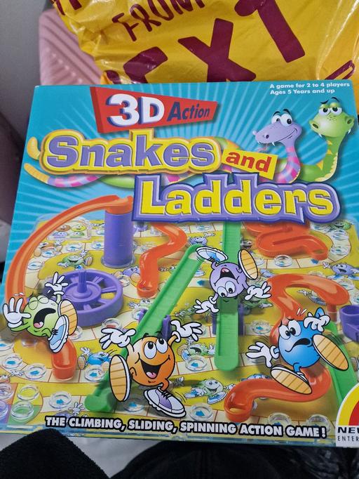 Buy & Sell Surrey Spelthorne - Photos for Snakes and Ladders 3D Ages 5+ Action Board Ga