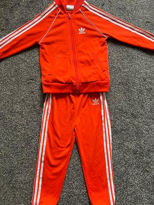 Buy & Sell Lancashire Blackburn with Darwen - Photos for Orange Adidas Tracksuit