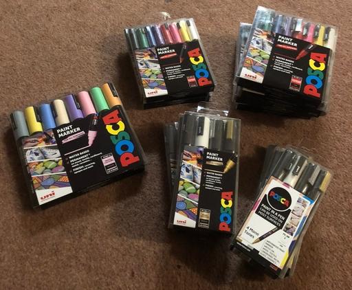 Classes East London Redbridge - Photos for POSCA PENS PAINT MARKERS BUNDLE