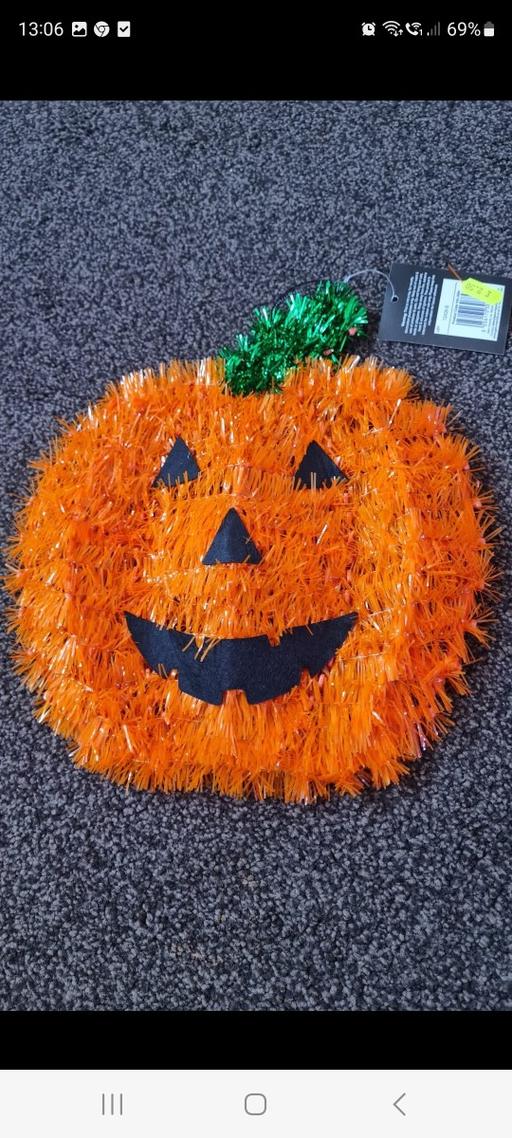 Buy & Sell West Midlands Solihull - Photos for BNWT tinsel pumpkin