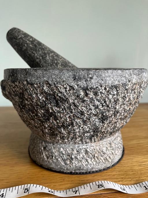 Buy & Sell Staffordshire Stafford - Photos for 6.5kilo! large stone carved mortar and pestal