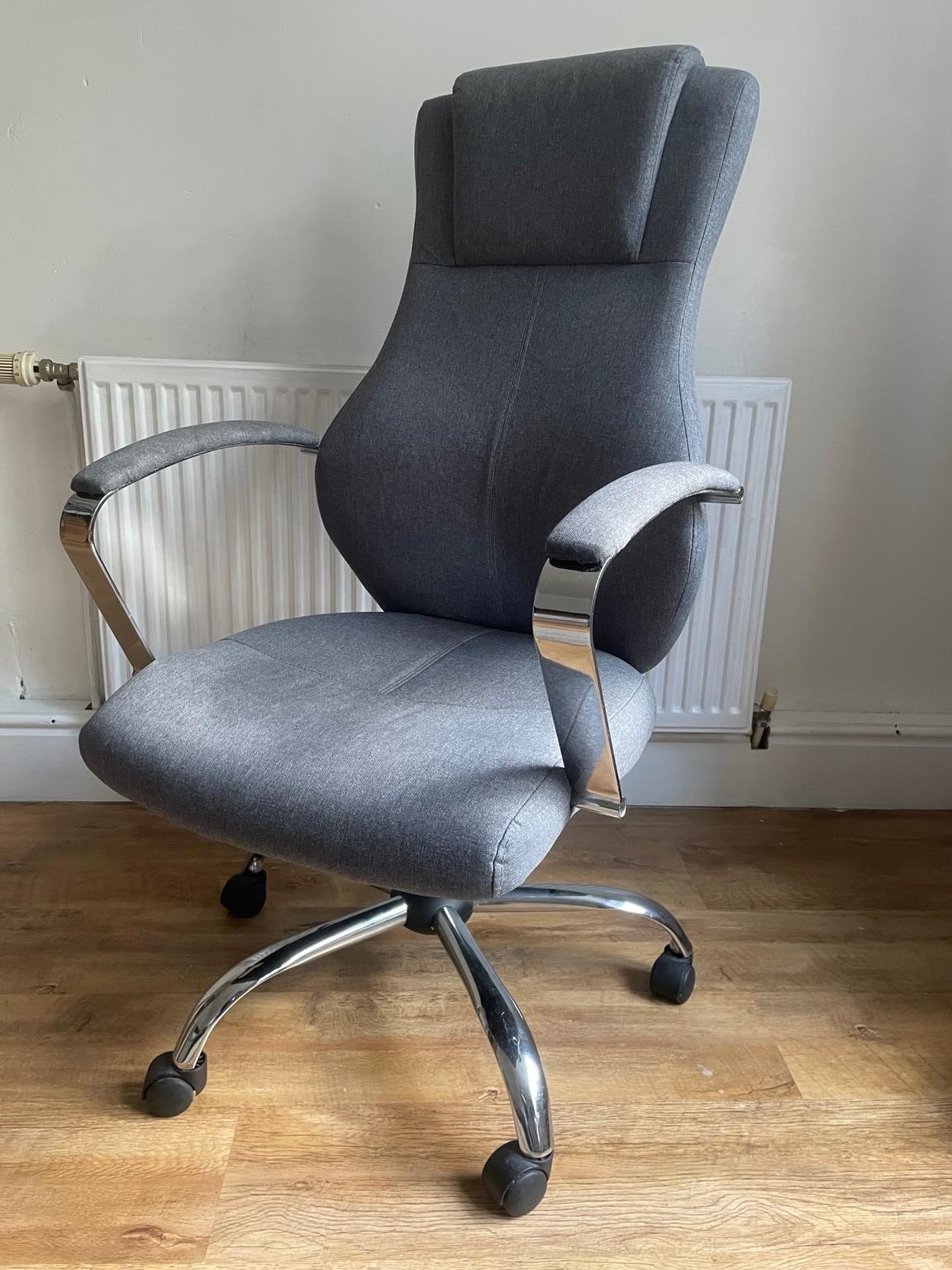 Kroft linen office chair sale