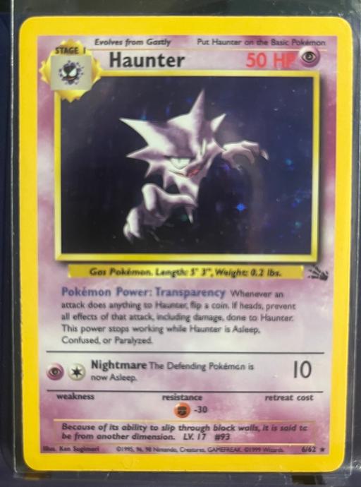 Buy & Sell Hertfordshire North Hertfordshire - Photos for Pokemon card - Haunter 6/62 fossil set