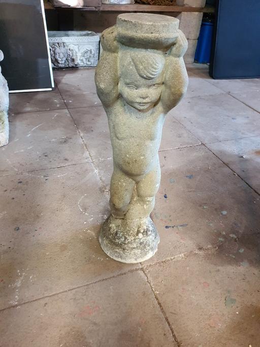 Buy & Sell Staffordshire Tamworth - Photos for Antique Stone Cherub Garden Statue