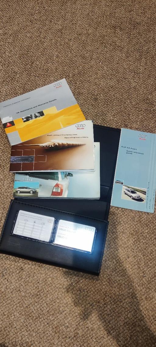 Vehicles West Midlands Walsall - Photos for Audi A4 b6 owners manual case handbook manual