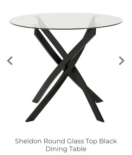 Buy & Sell South East London Lower Sydenham - South East London - Photos for Round glass dining table 80cm