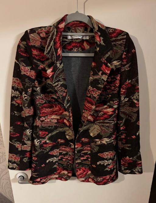 Buy & Sell South West London West Brompton - South West London - Photos for Maria Cher Floral Knit Blazer Jacket Size L