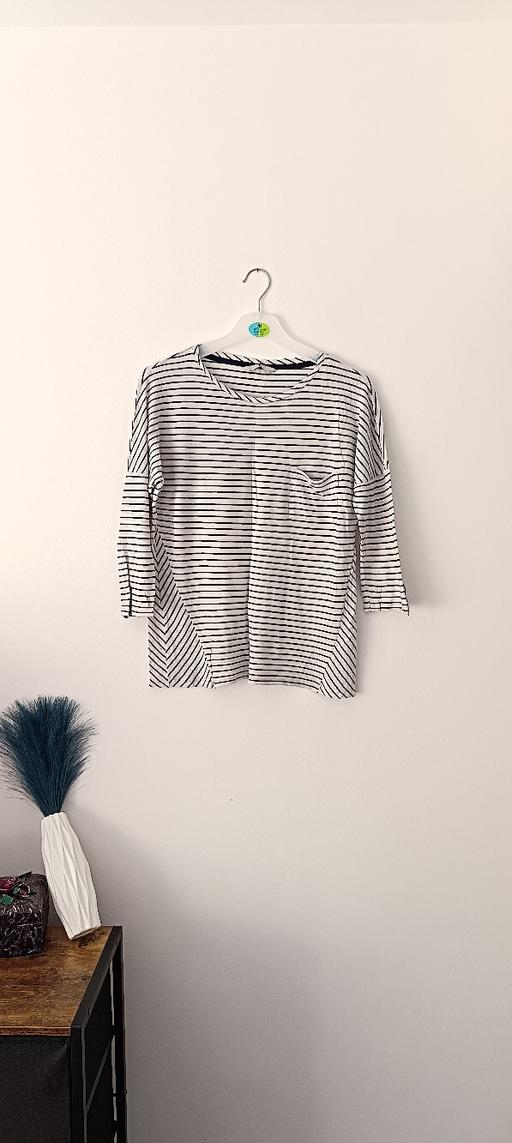 Buy & Sell Swansea - Wales Blaenymaes - Swansea - Photos for 3/4 sleeve Striped blouse size 10