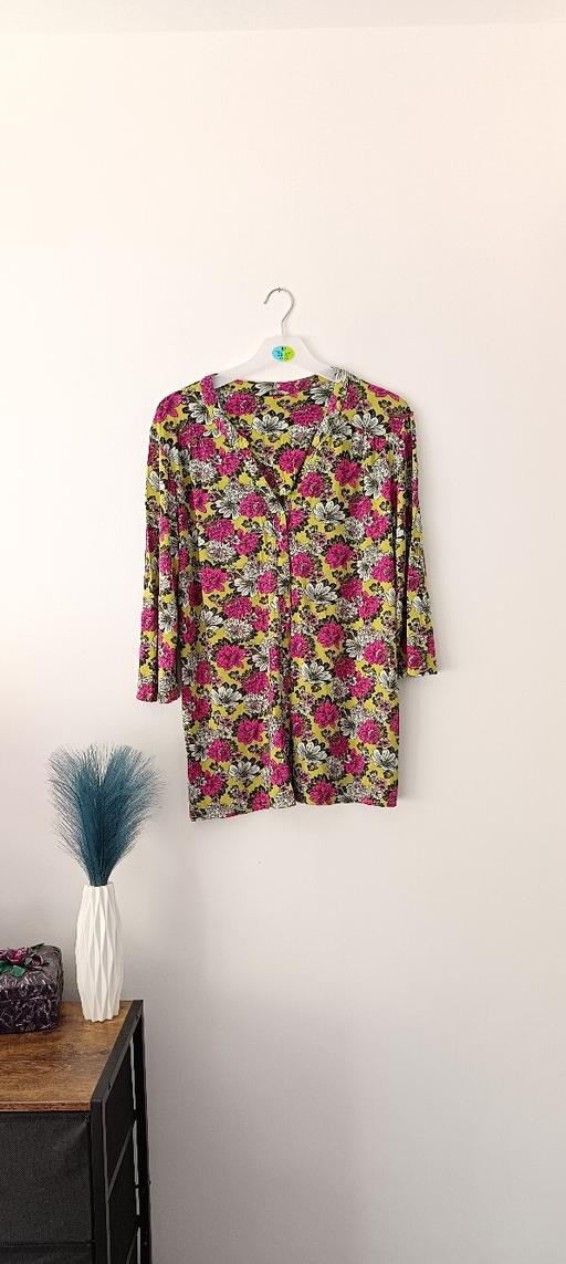 Buy & Sell Swansea - Wales Blaenymaes - Swansea - Photos for V-neck Floral print button up long blouse 14