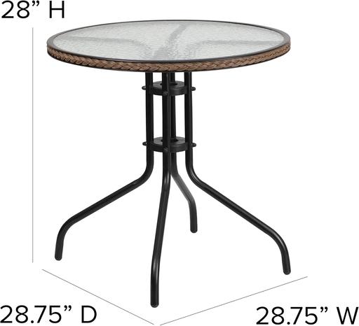 Buy & Sell West Midlands Birmingham - Photos for 28RD Glass Table w Edge