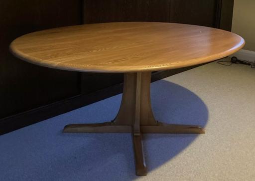 Buy & Sell Kent Maidstone - Photos for Ercol Solid Wood Oval Table, VGC