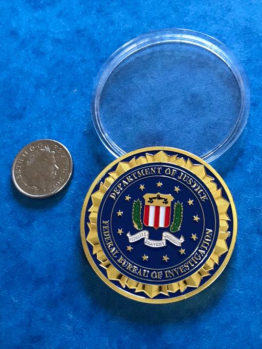 Buy & Sell Greater Manchester Stockport - Photos for FBI coin challenge coin Gold plated coin