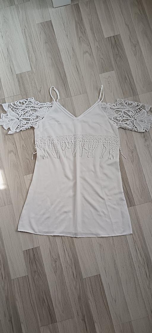 Buy & Sell Swansea - Wales Blaenymaes - Swansea - Photos for Cold shoulder crochet short sleeve mini dress