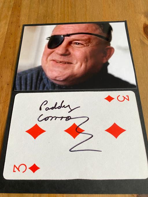 Buy & Sell Hampshire Southampton - Photos for Paddy Conroy signed autograph casino Gangster