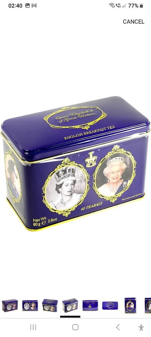 Buy & Sell Worcestershire Bromsgrove - Photos for QUEEN ELIZABETH MEMORIAL TIN