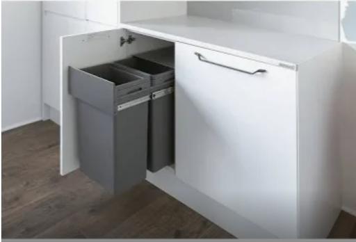 Buy & Sell West Midlands Sandwell - Photos for HAFELE KITCHEN CABINET PULL-OUT BIN GREY 30LT