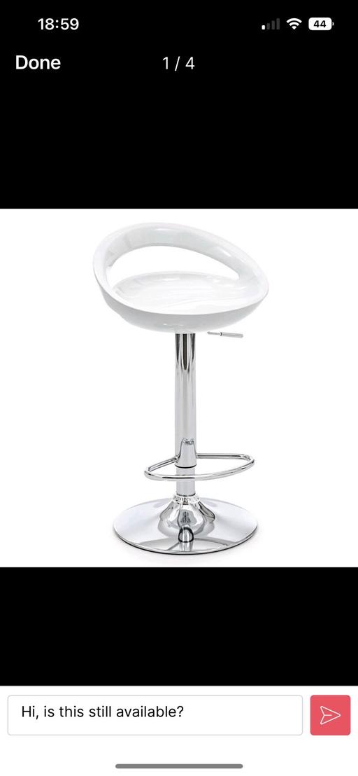 Buy & Sell Central London St Luke`s - Central London - Photos for 2 x Oval Bar Stools RRP £385