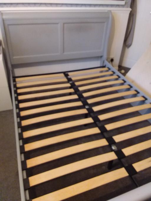 Buy & Sell South Yorkshire Doncaster - Photos for wooden sleigh style double bed frame.