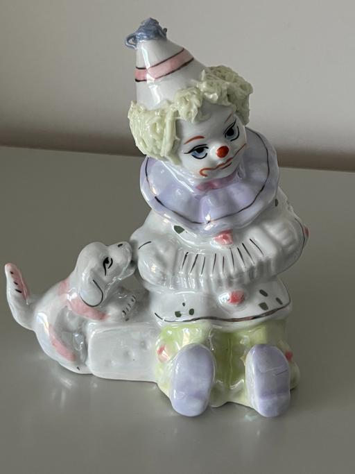 Buy & Sell North Yorkshire Harwood Dale - North Yorkshire - Photos for CERAMIC CLOWN WITH ACCORDION AND PUPPY