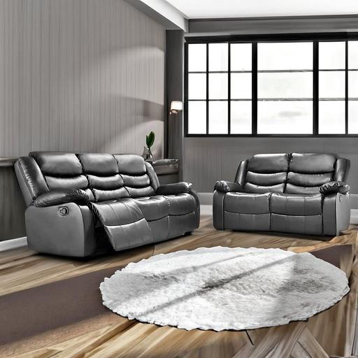 Buy & Sell Brent East Lane Business Park - Brent - Photos for NEVER USED Black Leather Recliner Sofa