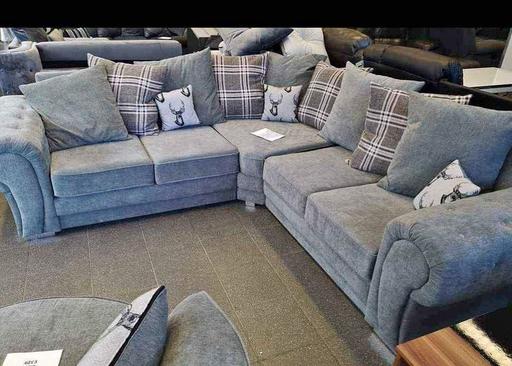 Buy & Sell Brent East Lane Business Park - Brent - Photos for Verona Scatter Grey Fabric Corner Sofa