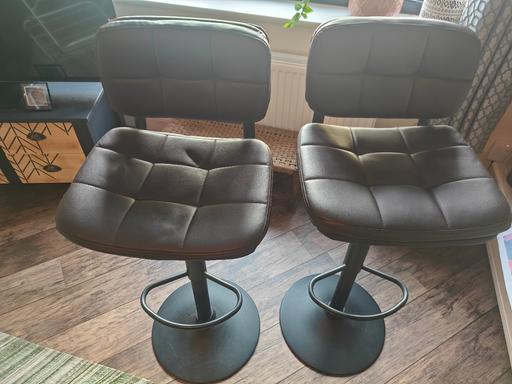 Buy & Sell Cheshire East Elworth - Cheshire East - Photos for adjustable leather effect bar stools