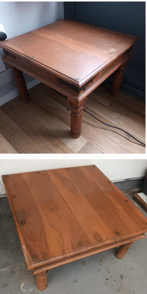 Buy & Sell South East London Camberwell - South East London - Photos for 2Rustic Solid Wood Indian style Coffee Tables