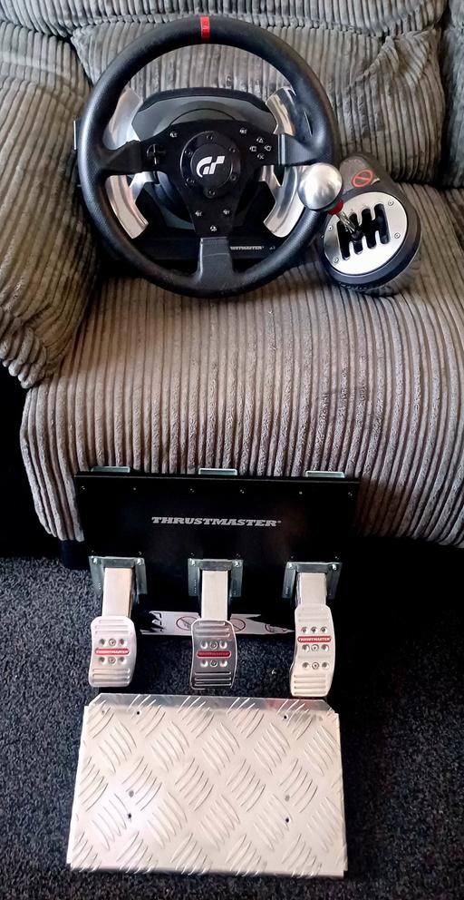 Buy & Sell West Midlands Wolverhampton - Photos for THRUSTMASTER T500RS wheel + shifter + pedals