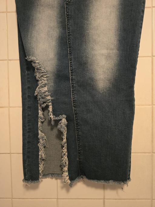 Buy & Sell Isle of Wight Guernsey - Photos for Buzz Jeans Distressed Denim Long Skirt New