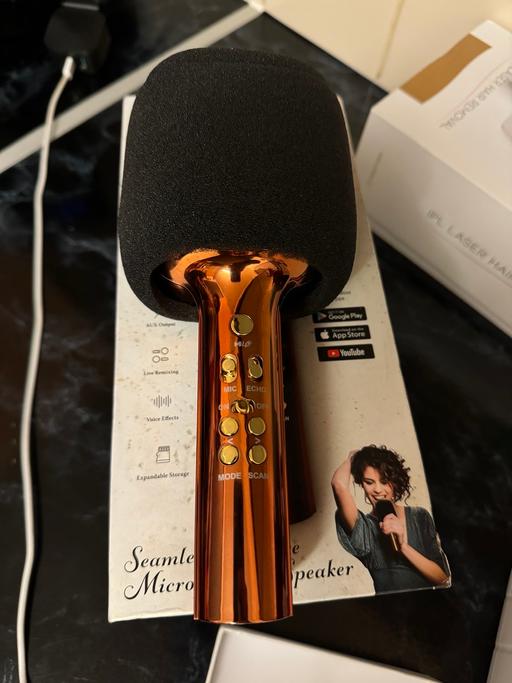 Buy & Sell South West London West Brompton - South West London - Photos for PLAISIR Bluetooth Karaoke Microphone Speaker