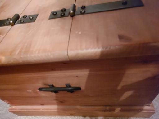 Buy & Sell South West London Sutton - Photos for SOLID PINE CHEST/COFFEE TABLE-METAL HARDWARE.