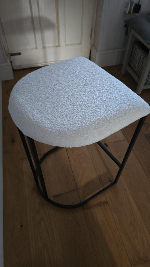 Buy & Sell West Midlands Solihull - Photos for Dunelm Natural fabric topped stool