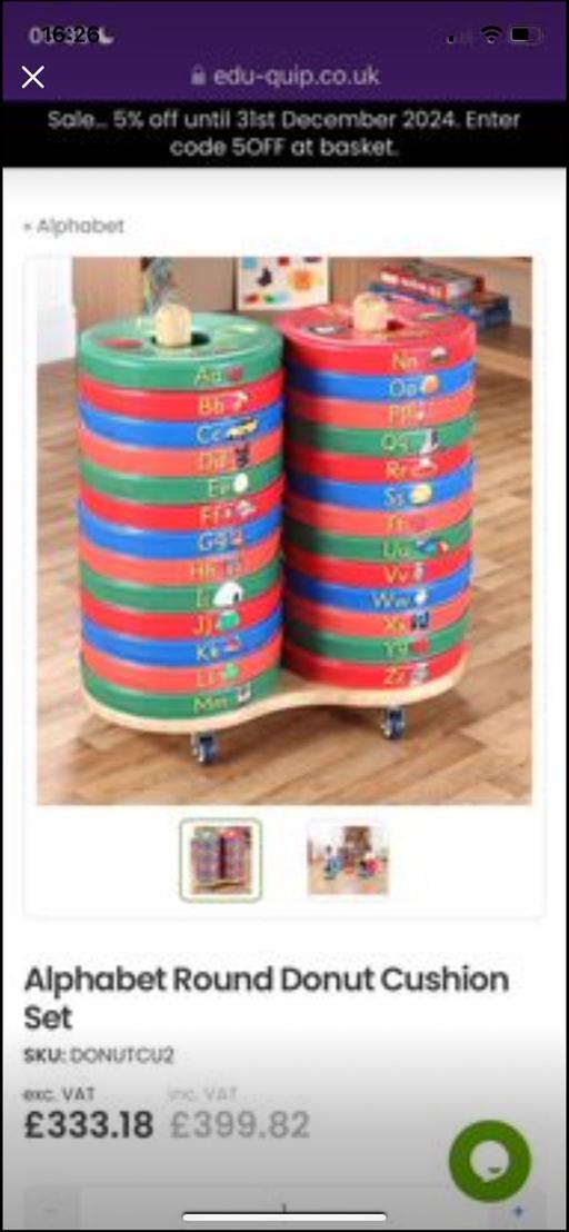 Buy & Sell Staffordshire Cannock Chase - Photos for Alphabet Round Donut Cushion set