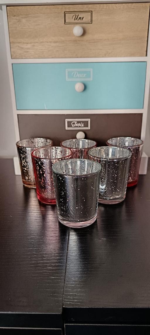 Buy & Sell Swansea - Wales Blaenymaes - Swansea - Photos for 6 small decorative glasses / candle holders