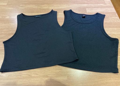 Buy & Sell Kent Medway - Kent - Photos for Ladies Black Gym Vests x 2 - UK14