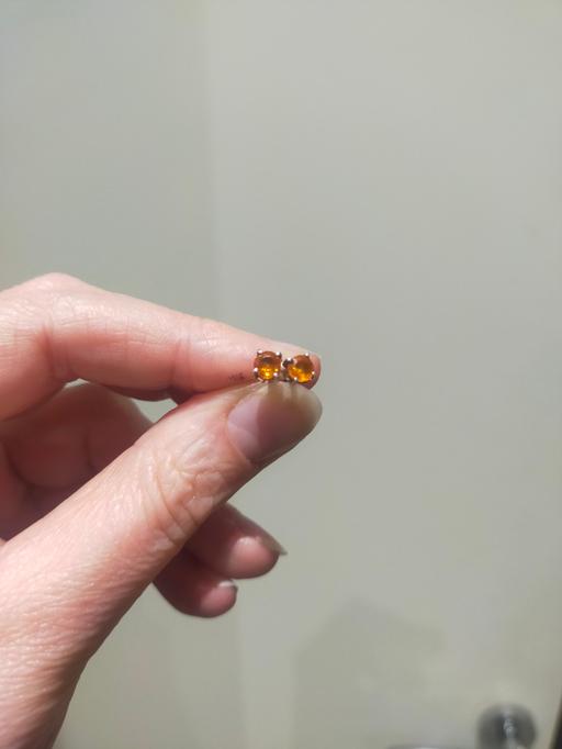 Buy & Sell South East London Ladywell - South East London - Photos for Mandarin garnet silver earrings