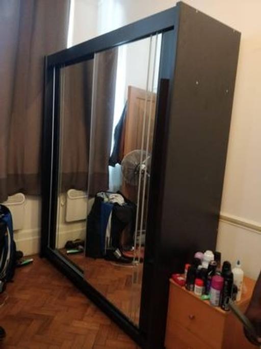 Buy & Sell Brent East Lane Business Park - Brent - Photos for Black Full Mirror Milan Wardrobe