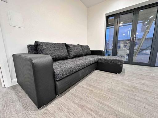 Buy & Sell Brent East Lane Business Park - Brent - Photos for Black Berlin CORNER sofa bed with storage