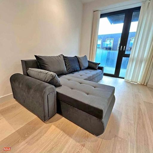 Buy & Sell Brent East Lane Business Park - Brent - Photos for Black Berlin CORNER sofa bed with storage