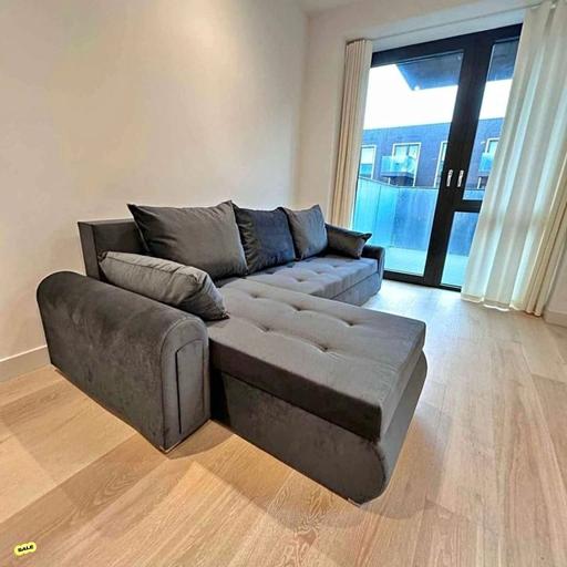 Buy & Sell Brent East Lane Business Park - Brent - Photos for Black Berlin CORNER sofa bed with storage
