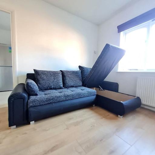 Buy & Sell Brent East Lane Business Park - Brent - Photos for Black Berlin CORNER sofa bed with storage