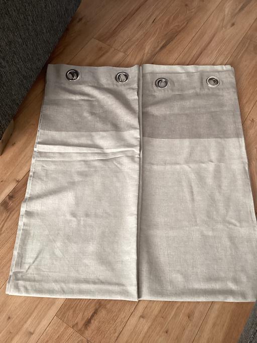 Buy & Sell County Durham Shotton Colliery - County Durham - Photos for Grey ring top curtains size 66/72