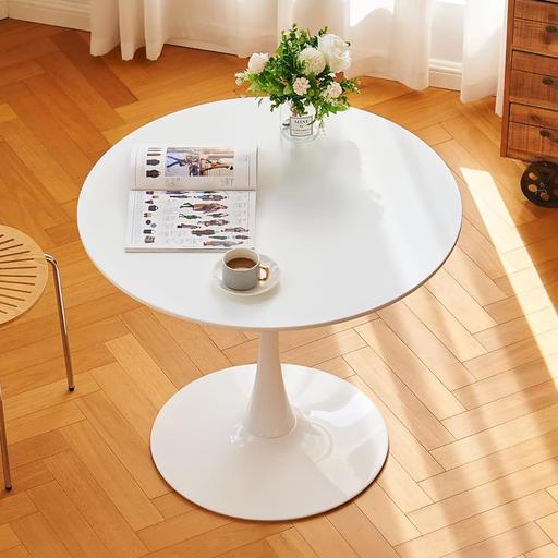 Buy & Sell Central London - Photos for Coffee Table White 60CM Small Table Round