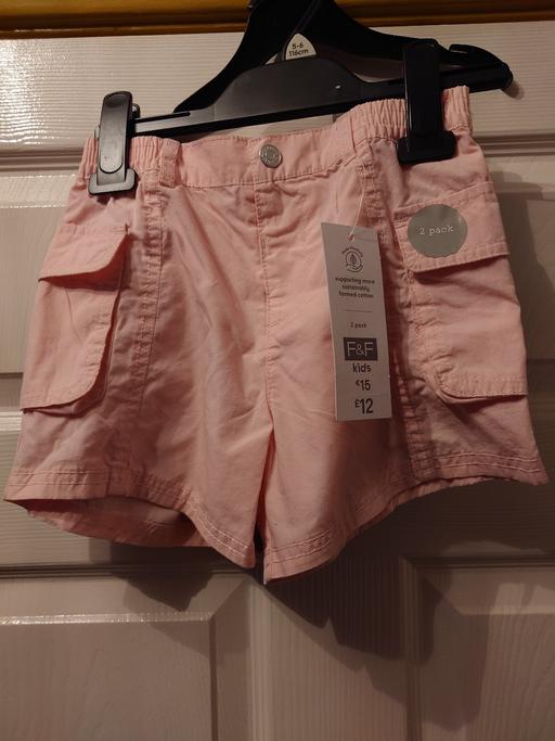 Buy & Sell Leicestershire North West Leicestershire - Photos for Girls 2 pack of shorts size 5-6 years